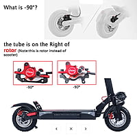 Zoom Hydraulic Brake Kit With Sensor Red Zoom Hydraulic Brake Kit With Sensor Red